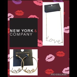 NWT NECKLACE & EARRINGS NY&CO